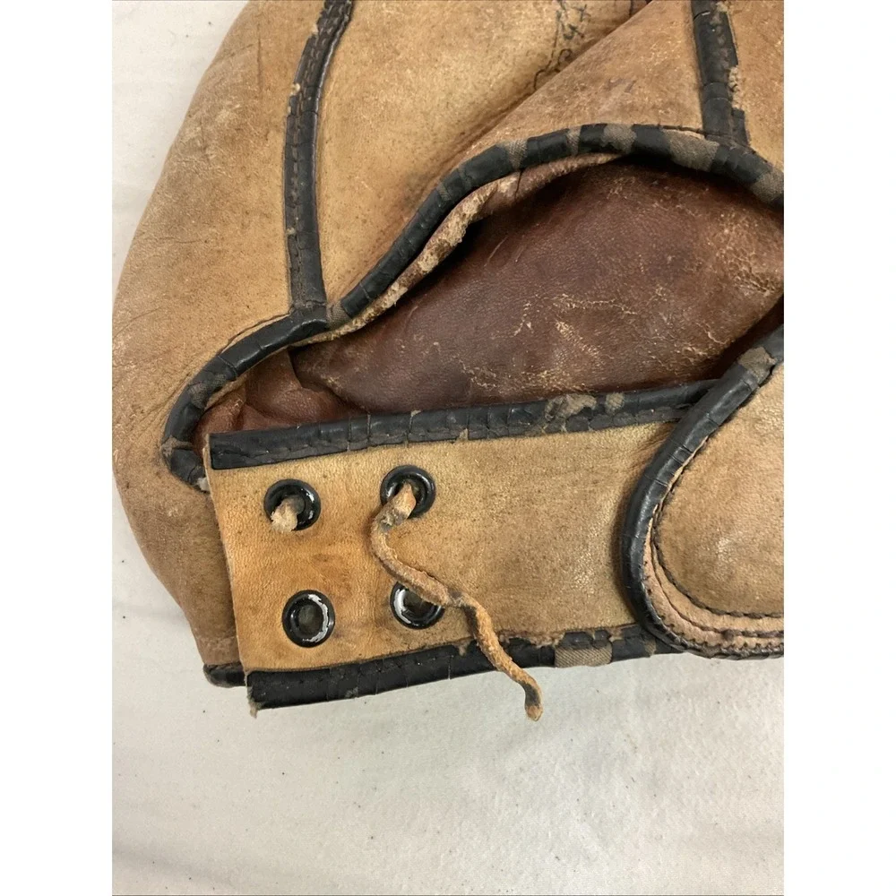 Vtg‎ 1940's Rudy York Western's Model G1342 Baseball Glove Baseman's Mitt